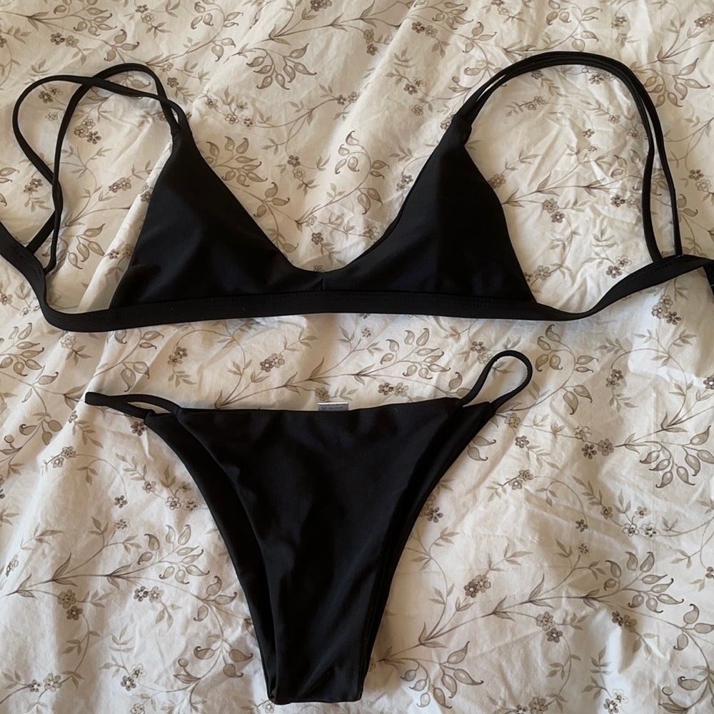 Zaful Black Bikini